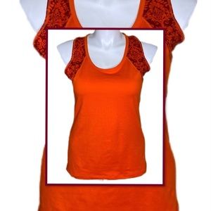 ATHLETA LADIES SPORTS FLORAL RACERBACK FITNESS TANK TOPXXS